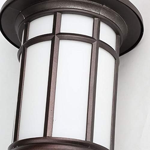 מנורת קיר TJLSS מנורה פוסט חיצונית מנורת גינה וילה ראש קיר גדר גדר מנורה משק בית חיצוני דלת עמיד למים דלת פוסט מנורת