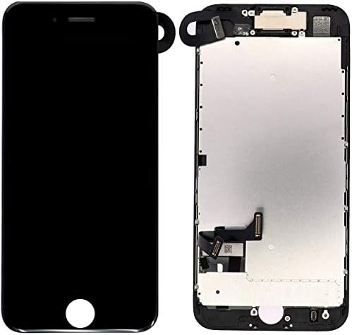 עבור אייפון 8 4.7 אינץ קדמי זכוכית דיגיטלי תצוגת מגע מסך החלפה מלא מלא מסגרת הרכבה עם חזית מול מצלמה ימאי קרבה חיישן דבק תיקון כלים שחור