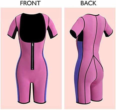מעצב גוף לנשים מעצב סאונה סאונה חליפה למותן מזיעה אימון אימון טנק גופית כושר ניאופרן חולצה ריצה