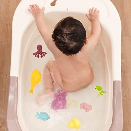 אמבט אמבטיה לתינוקות צעצועים 1 אמבטיה סט אמבטיה מסלול שקופית DIY מפריד סט אמבטיה מסלול מקלחת מים מגלשת מתנות ליום הולדת למשך 3-4 בנים