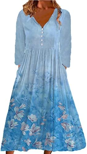 שמלות קוקטייל של נוקמופו כפתור מזדמן בצבע אחיד מודפס שמלת שרוול קצרה רופפת קטנה