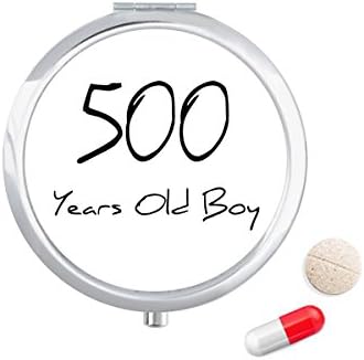 500 שנים ילד גיל גלולת מקרה כיס רפואת אחסון תיבת מיכל מתקן