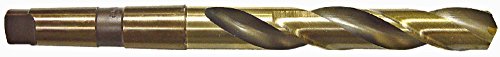 מקדחה מישיגן 210C סדרת חובה כבדה סופר קובלט קידוח פלדה, 4 Morse Taper Shank, חליל ספירלה, 135 מעלות נקודה, 1-15/32 גודל
