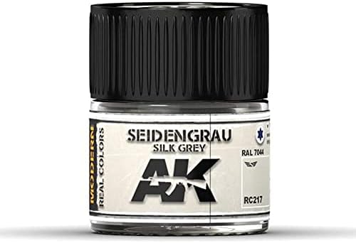AK צבעים אמיתיים RC217 SEIDENGRAU-SILK אפור RAL 7044