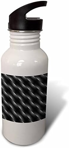 רקע תבנית מרובעת אלכסונית שחורה ולבנה חלקה. - בקבוקי מים