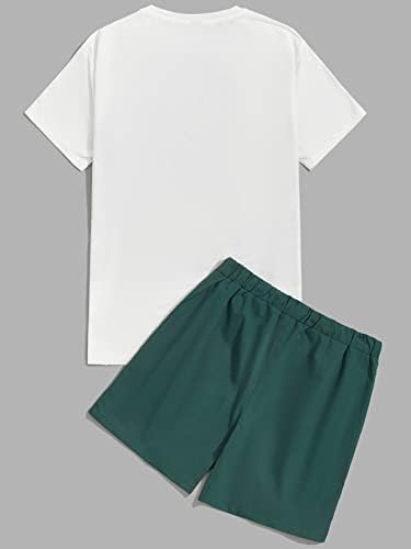 מילומיה של Milumia Tropical Tee שרוול קצר ומכנסיים מכנסיים קצרים בכיס