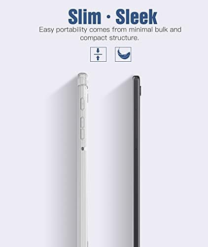 מקרה ברור של Timovo עבור Samsung Galaxy Tab A7 Lite 8.7 2021, הגנה מפני טיפה אטומה לזעזועים קליל קל משקל קל משקל שקוף מעטפת כיסוי אחורי