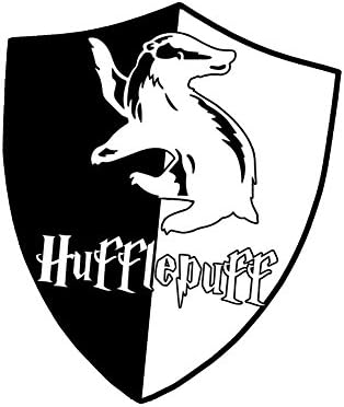 HP Hufflepuff House Badger Shield 6 מדבקות מכוניות מדבקות ויניל