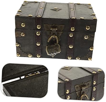 Zerodeko 4 PCS קופסא צמיד בעבודת יד אחסון אוזניים מתכת מארגן עץ מתכת תצוגה עתיקה עם תליון מכולה מתנה תכשיטים וינטג