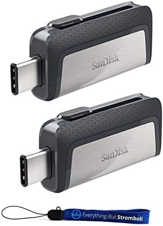 Sandisk Ultra 32GB Dual Drive USB Type-C עם הכל מלבד שרוך סטרומבולי