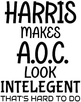 האריס מייצר את A.O.C. נראה אינטליגנט שקשה לעשות מדבקות על ידי בדיקת עיצוב מותאם אישית