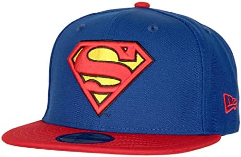 עידן חדש סופרמן קלאסי סמל 59 חמישים מצויד כובע כחול