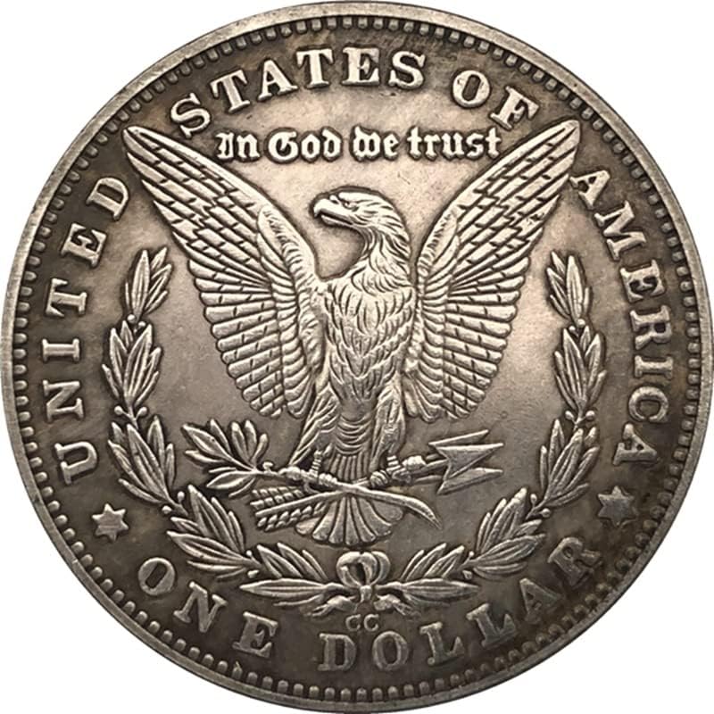 צ'ינגפנג 38 ממ מטבע דולר עתיק של דולרים אמריקאי מורגן טראמפ מטבע 1879 סמק קולקציית מלאכה 6