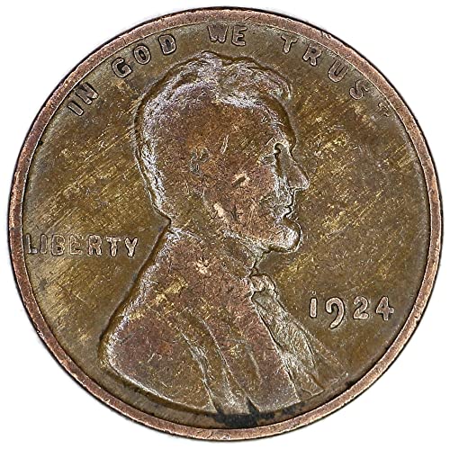 1924 P Lincoln Weat Cent Woody Penny מוכר טוב