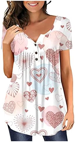 צמרות קיץ של FQZwong נשים 2023 חולצות טשירטס מזדמנים חולצות טוניקה ללבוש עם חותלות נשים יוצאת מהגדים טרנדיים בגדים טרנדיים