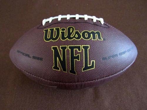 ג'ים בראון קליבלנד בראונס HOF חתום וינטג 'וינטג' וילסון NFL כדורגל PSA/DNA - כדורגל חתימה