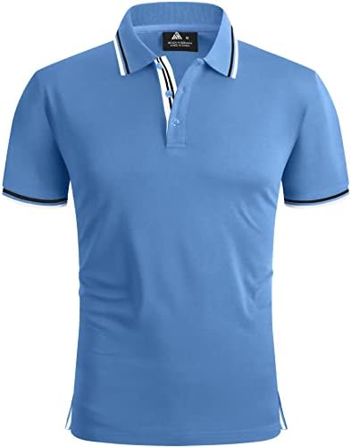 סקודי גברים של קצר שרוול פולו חולצה לנשימה ספורט גולף חולצה טניס מזדמן חולצה
