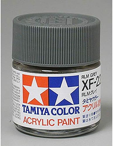טמיה אקריליק 22 שטוח אלום אפור טם81322 פלסטיק צבע אקריליק