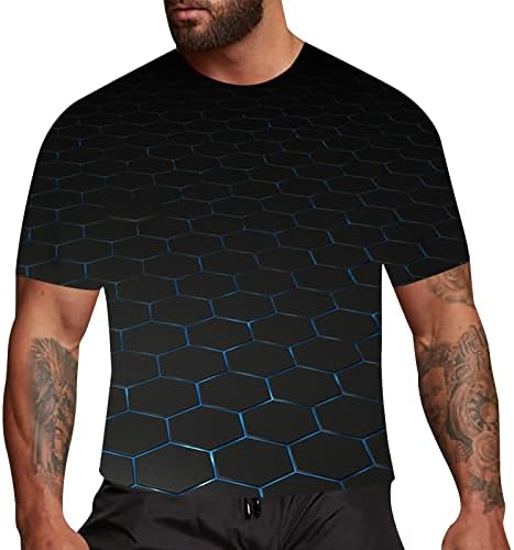 Skrk Mens מופרזים על אופנה לגברים 3D הדפס חולצות טירוי