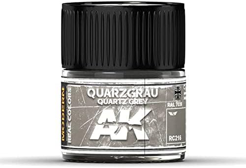 AK צבעים אמיתיים RC216 QUARZGRAU-QUARTZ GREAD RAL 7039