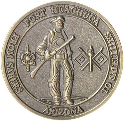 צבא ארצות הברית ארהב פורט הואצ'וקה אריזונה EST. 1877 מטבע אתגר