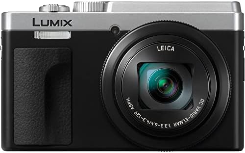 Panasonic Lumix DCZS80 מצלמה דיגיטלית - צרור - עם כרטיס זיכרון 64 ג'יגה -בייט + DMW -Ble9 סוללה + חצובה גמישה בגודל 12 אינץ ' + תיק מצלמה