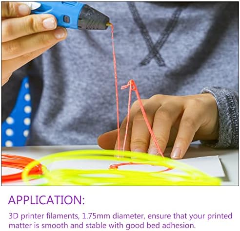 DMIOTECH 1 חבילה 16ft 3D עט נימה מילוי מילוי 1.75 ממ ABS ABS תלת מימד דפוס נימה מילוי כסף, למדפסות תלת מימד 3D עט