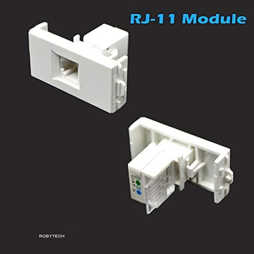 RJ11 + RJ11 + RJ45 CAT3 PSTN טלפון מודולי אבן מפתח מולטימדיה מידע על צלחת קיר כיסוי קיר הר הפנים של שקע שקע