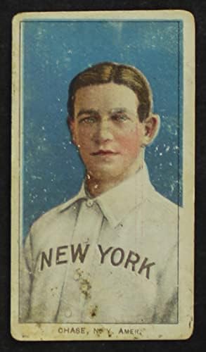 1909 T206 Blu Hal Chase New York Yankees Good Yankees
