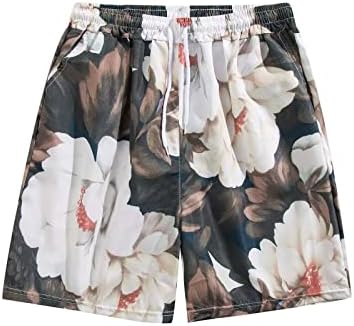 BMISEGM מכנסי חוף קיץ לגברים מגמת קיץ מודפסת מהירה של מכנסיים קצרים של גברים ומכנסי חוף מכנסיים שחייה קצרה
